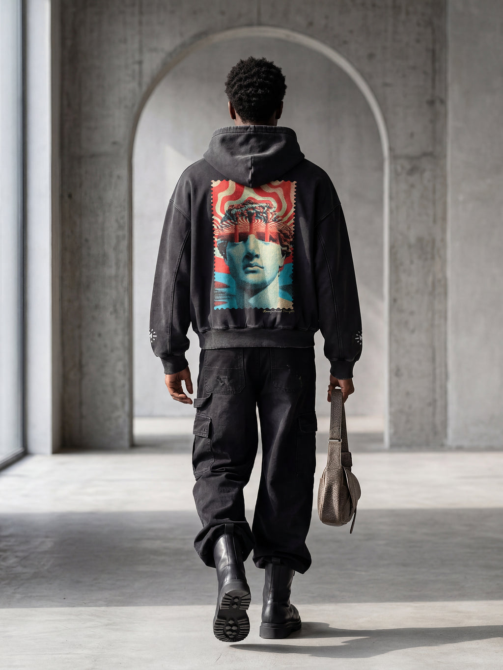 Manufactured Thoughts //  Snap Collar Hoodie